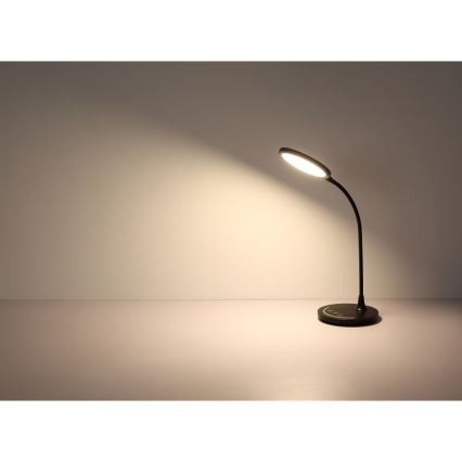 Globo - LED himmennettävä joustava kosketuspöytälamppu LED/12W/230V 3000/4000/6500K CRI 90 musta