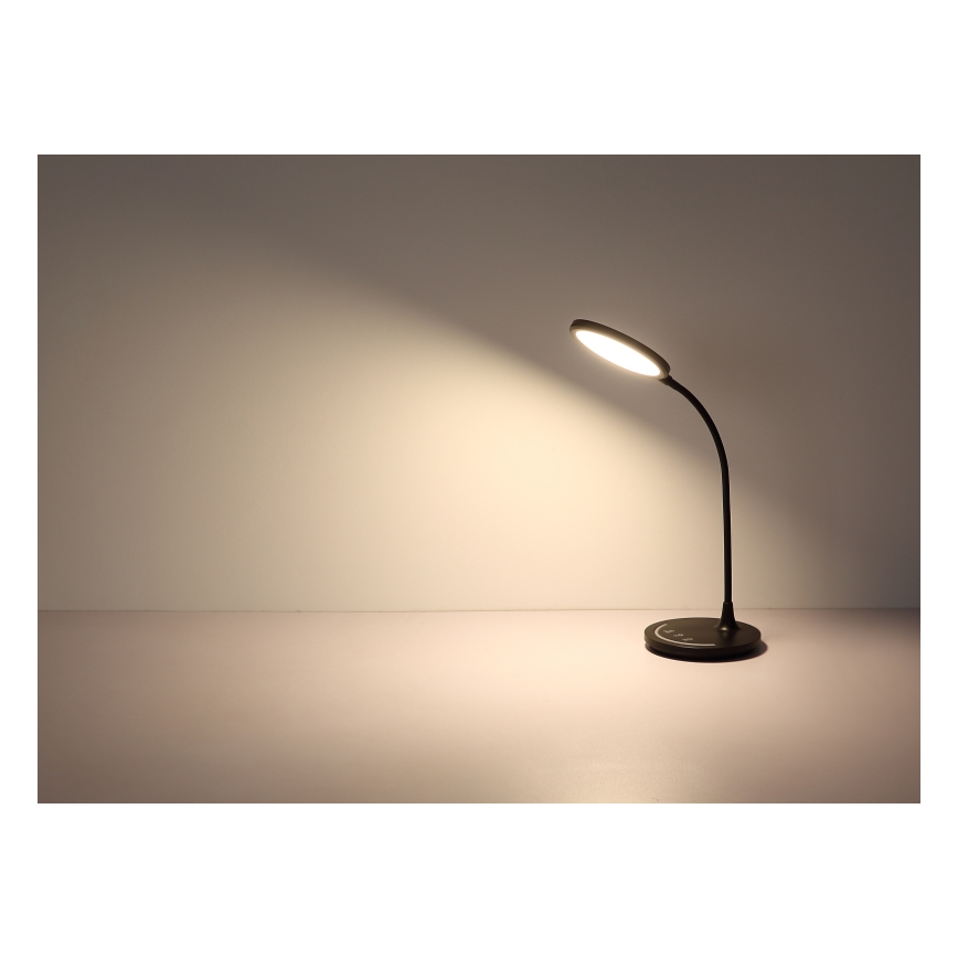 Globo - LED himmennettävä joustava kosketuspöytälamppu LED/12W/230V 3000/4000/6500K CRI 90 musta