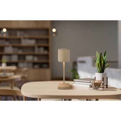 Globo - himmennettävä kosketusohjattu ladattava pöytävalaisin LED/1,5W/5V 2200 mAh beige