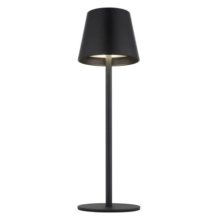 Globo - kosketushimmennettävä, ladattava LED-pöytälamppu ulkokäyttöön 3-in-1 LED/3W/5V 3000/4000/5000K IP54 1800 mAh musta