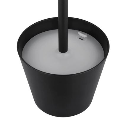 Globo - kosketushimmennettävä, ladattava LED-pöytälamppu ulkokäyttöön 3-in-1 LED/3W/5V 3000/4000/5000K IP54 1800 mAh musta