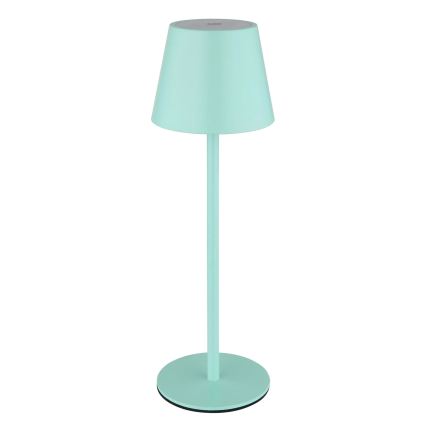 Globo - LED himmennettävä kosketusohjattu ladattava ulkokäyttöinen pöytävalaisin 3-in-1 LED/3W/5V 3000/4000/5000K IP54 1800 mAh mintunvihreä