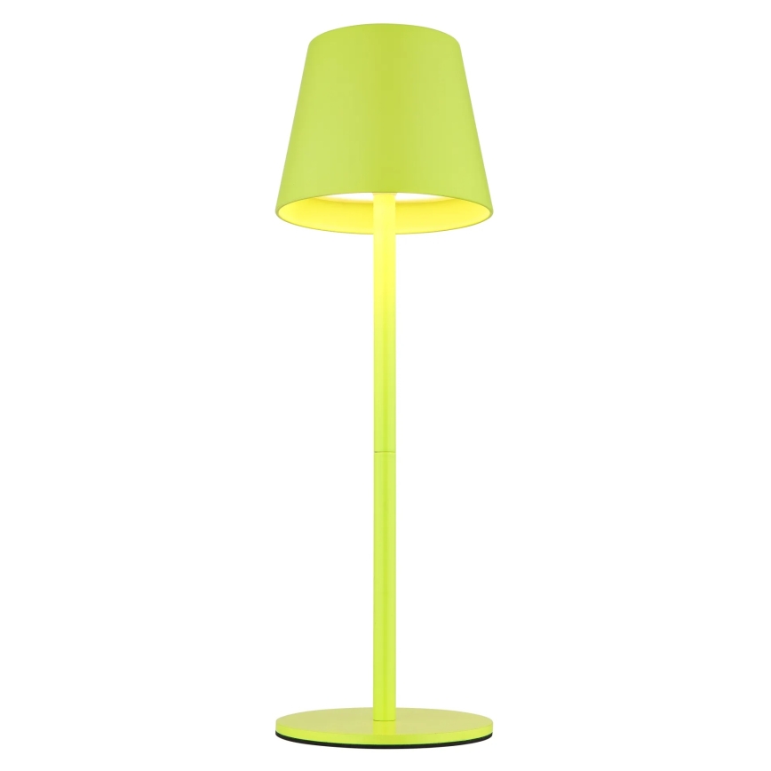 Globo - Himennettävä kosketusohjattu ladattava ulkokäyttöön tarkoitettu pöytävalaisin 3-in-1 LED/3W/5V 3000/4000/5000K IP54 1800 mAh vihreä