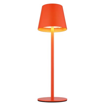 Globo - Himennettävä kosketusohjattu ladattava ulkokäyttöön tarkoitettu pöytävalaisin 3-in-1 LED/3W/5V 3000/4000/5000K IP54 1800 mAh punainen