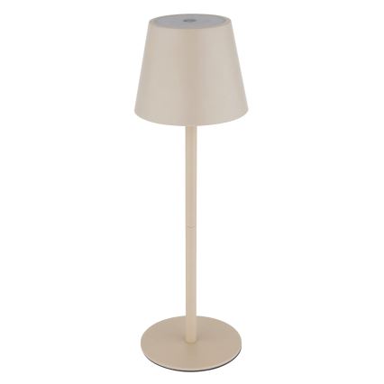 Globo - Himmennettävä kosketusohjattu ladattava ulkokäyttöön tarkoitettu pöytälamppu LED/3W/5V 3000/4000/5000K IP54 1800 mAh