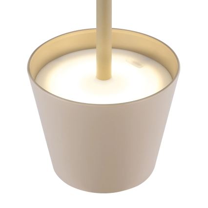 Globo - Himmennettävä kosketusohjattu ladattava ulkokäyttöön tarkoitettu pöytälamppu LED/3W/5V 3000/4000/5000K IP54 1800 mAh