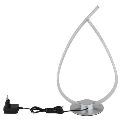 Globo - LED-pöytävalaisin LED/6W/230V hopea
