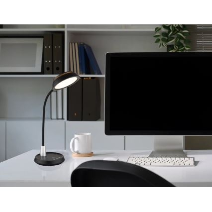 Globo - LED-himmennettävä kosketusohjattu pöytävalaisin LED/12W/230V 3000/4000/6500K musta