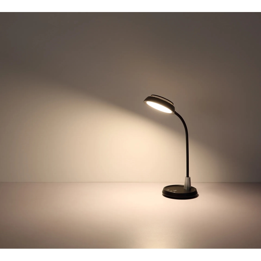 Globo - LED-himmennettävä kosketusohjattu pöytävalaisin LED/12W/230V 3000/4000/6500K musta