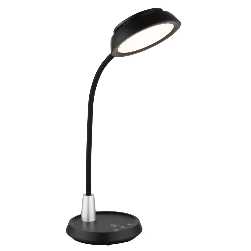 Globo - LED-himmennettävä kosketusohjattu pöytävalaisin LED/12W/230V 3000/4000/6500K musta