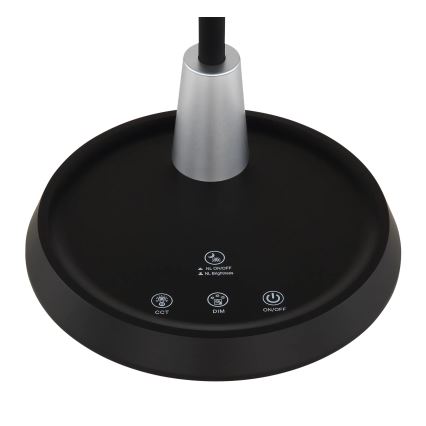 Globo - LED-himmennettävä kosketusohjattu pöytävalaisin LED/12W/230V 3000/4000/6500K musta