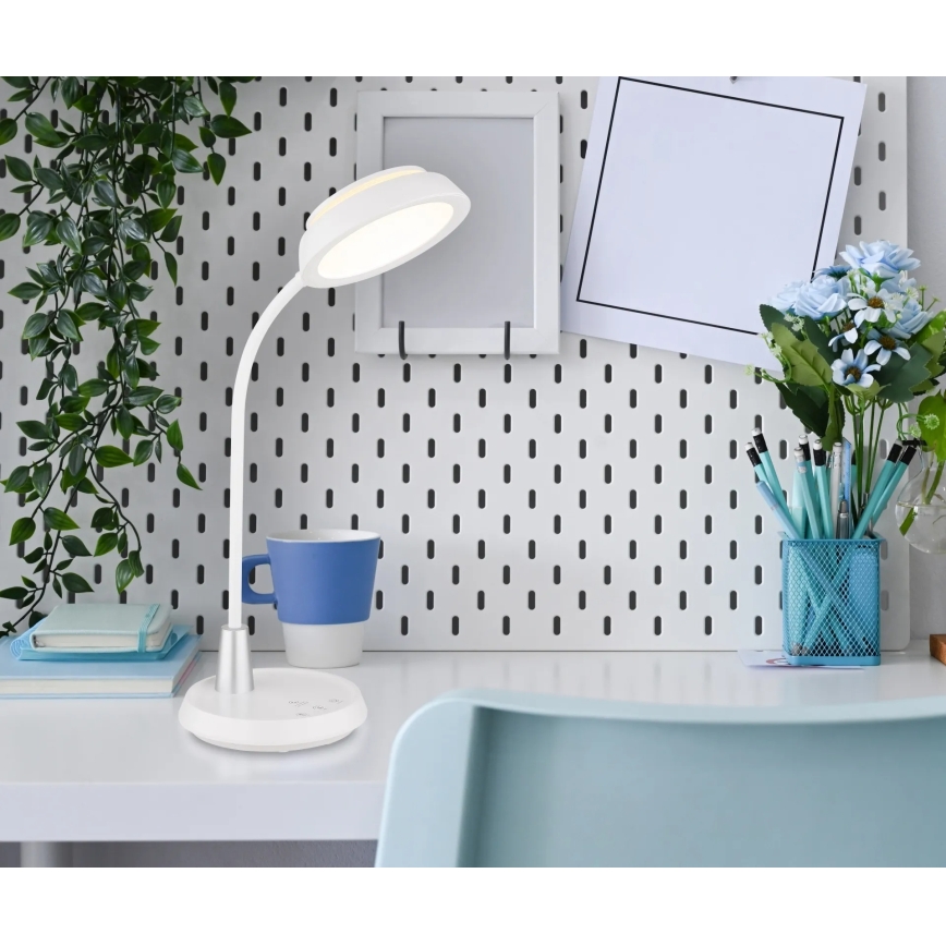 Globo - LED himmennettävä kosketusohjattu pöytälamppu LED/12W/230V 3000/4000/6500K valkoinen