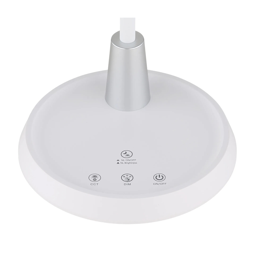 Globo - LED himmennettävä kosketusohjattu pöytälamppu LED/12W/230V 3000/4000/6500K valkoinen