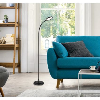Globo - himmennettävä kosketusohjattu LED-lattiavalaisin LED/8W/230V 2700K/4000K/6500K musta
