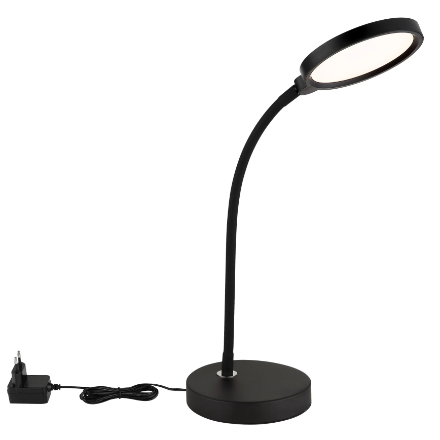 Globo - LED kosketuksella himmennettävä pöytävalaisin LED/8W/230V 2700K/4000K/6500K musta