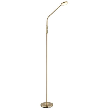 Globo - himmennettävä kosketuslattiavalaisin LED/6,5W/230V 2700/3350/4000K messinki