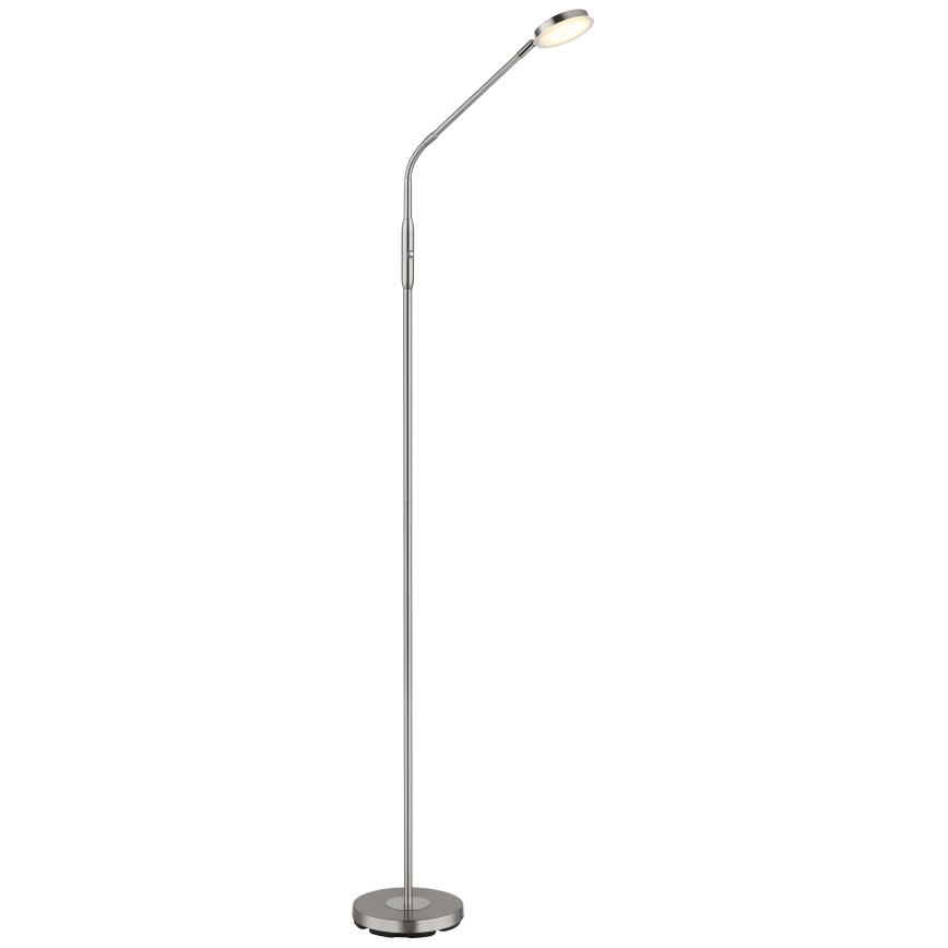 Globo - LED-himmennettävä, kosketusohjattu lattiavalaisin LED/6,5W/230V 2700/3350/4000K mattakromi