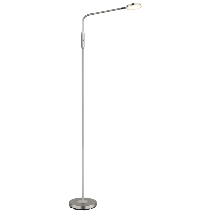 Globo - LED-himmennettävä, kosketusohjattu lattiavalaisin LED/6,5W/230V 2700/3350/4000K mattakromi