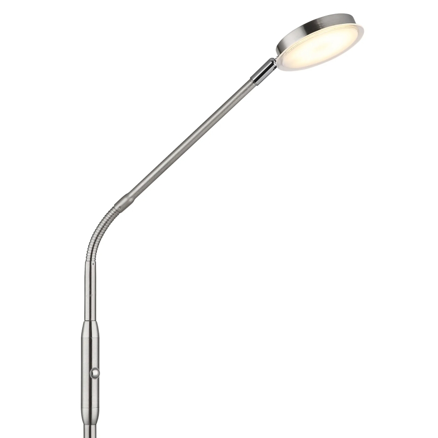 Globo - LED-himmennettävä, kosketusohjattu lattiavalaisin LED/6,5W/230V 2700/3350/4000K mattakromi