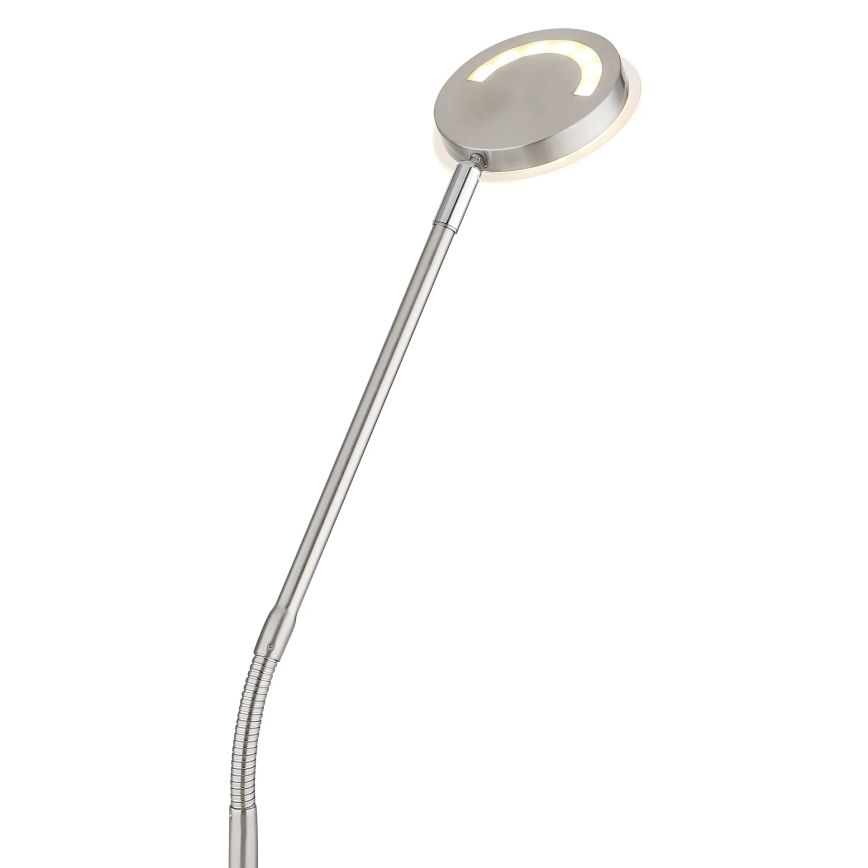 Globo - LED-himmennettävä, kosketusohjattu lattiavalaisin LED/6,5W/230V 2700/3350/4000K mattakromi