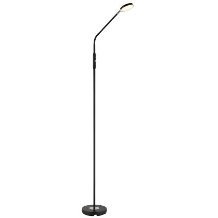 Globo - LED-himmennettävä kosketustoiminen lattiavalaisin LED/6,5W/230V 2700/3350/4000K musta