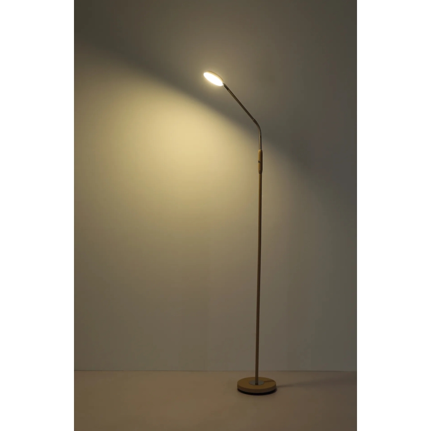 Globo - LED-himmennettävä kosketusohjattu lattiavalaisin LED/6,5W/230V 2700/3350/4000K beige