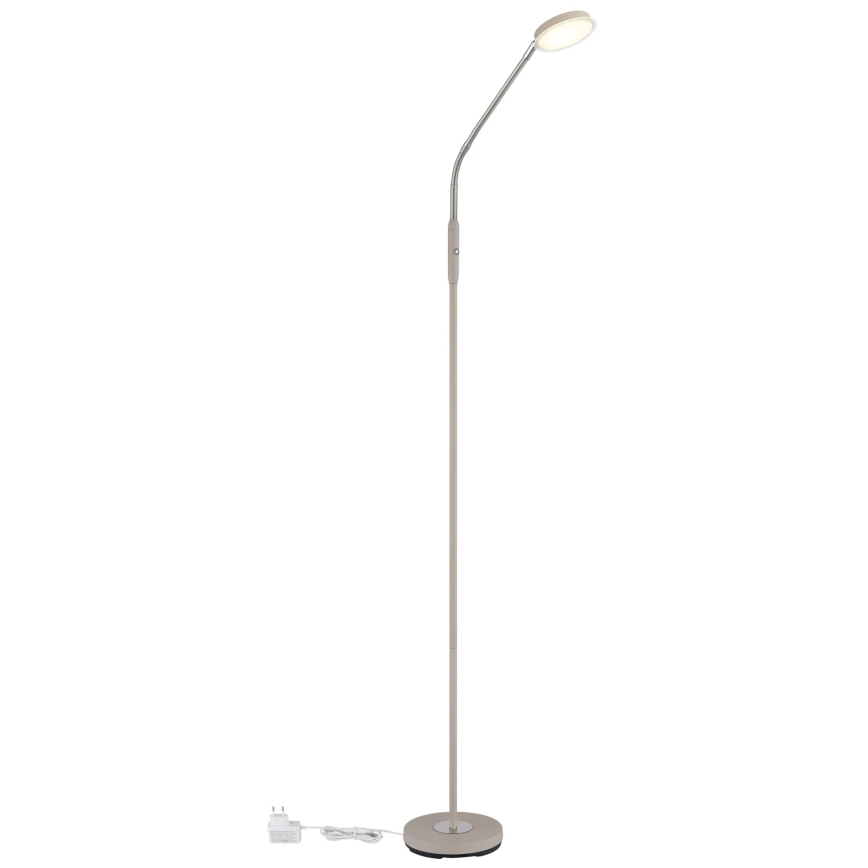 Globo - LED-himmennettävä kosketusohjattu lattiavalaisin LED/6,5W/230V 2700/3350/4000K beige