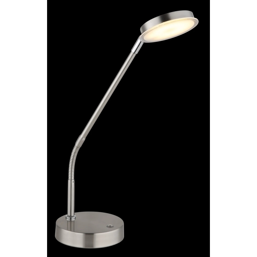Globo - LED himmennettävä kosketuspöytälamppu LED/6,5W/230V 2700/3350/4000K mattakromi