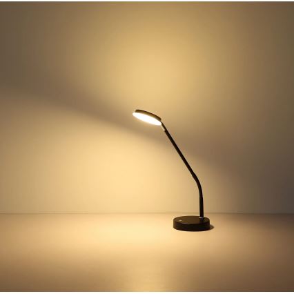 Globo – himmennettävä kosketustoiminnolla varustettu LED-pöytälamppu, 6,5 W, 230 V, 2700/3350/4000 K, musta