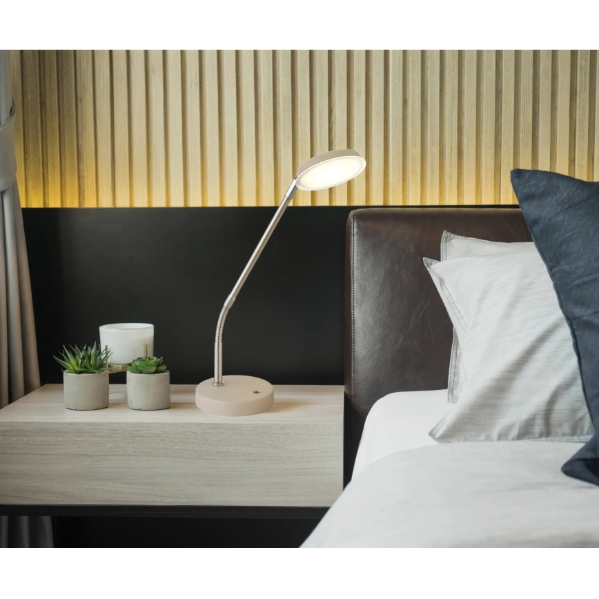 Globo - LED-himmennettävä kosketusohjattu pöytälamppu LED/6,5W/230V 2700/3350/4000K beige