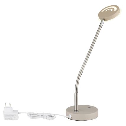 Globo - LED-himmennettävä kosketusohjattu pöytälamppu LED/6,5W/230V 2700/3350/4000K beige
