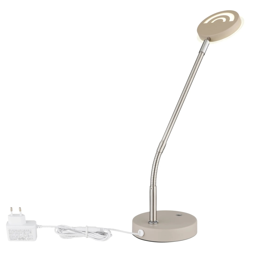 Globo - LED-himmennettävä kosketusohjattu pöytälamppu LED/6,5W/230V 2700/3350/4000K beige