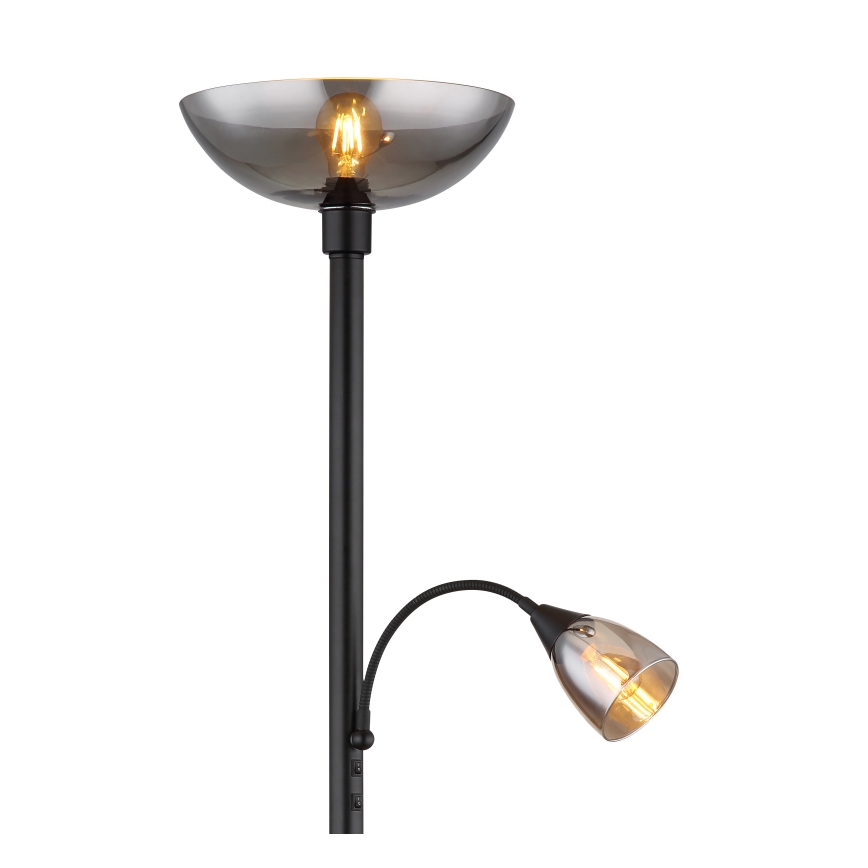 Globo - Lattialamppu 1xE27/60W/230V + 1xE14/40W