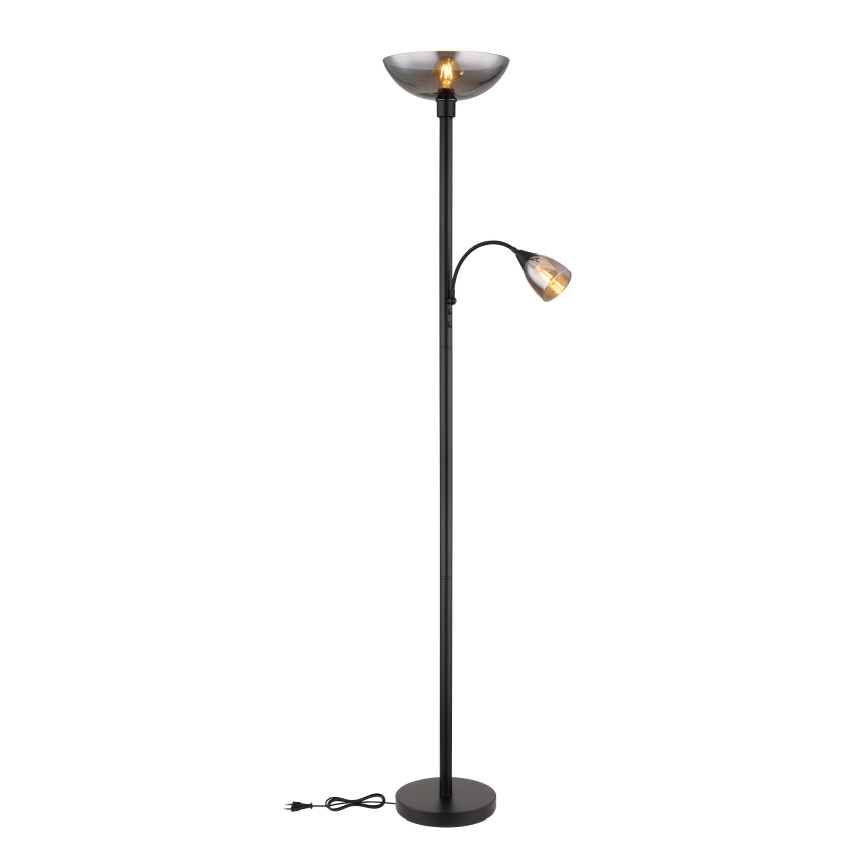 Globo - Lattialamppu 1xE27/60W/230V + 1xE14/40W