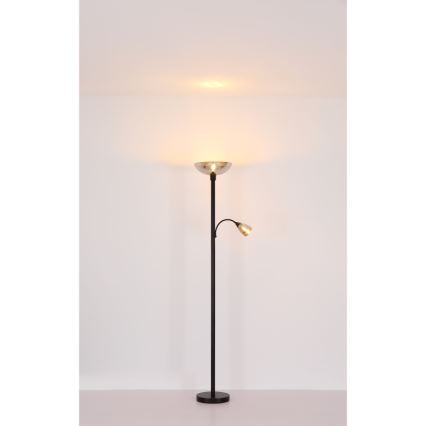 Globo - Lattialamppu 1xE27/60W/230V + 1xE14/40W