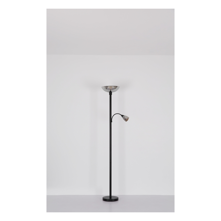 Globo - Lattialamppu 1xE27/60W/230V + 1xE14/40W