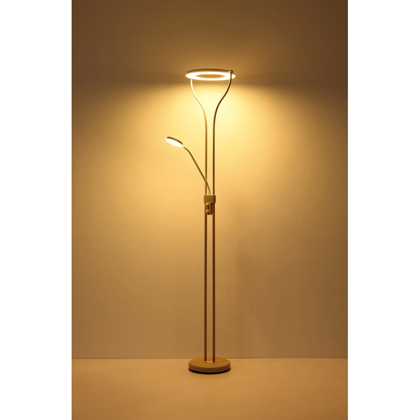 Globo - Himmennettävä LED-lattiavalaisin LED/20W/230V + LED/4W 3000K
