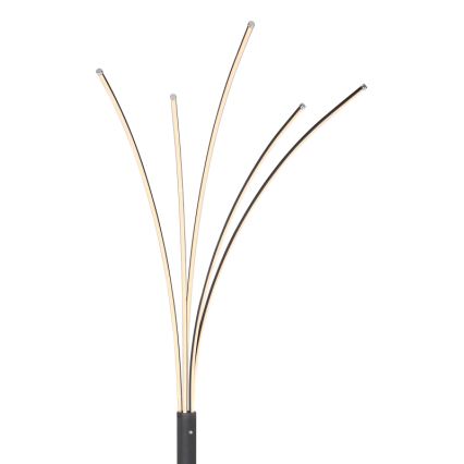 Globo - Himennettävä kosketusohjattu lattiavalaisin LED/36W/230V musta