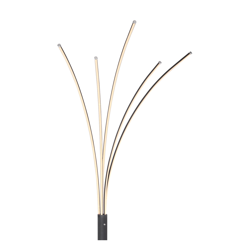 Globo - Himennettävä kosketusohjattu lattiavalaisin LED/36W/230V musta