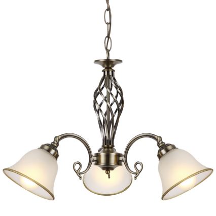 Globo - Kattokruunu ketjussa 3xE27/60W/230V