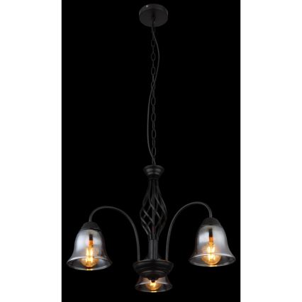 Globo - Kattokruunu ketjussa 3xE27/60W/230V