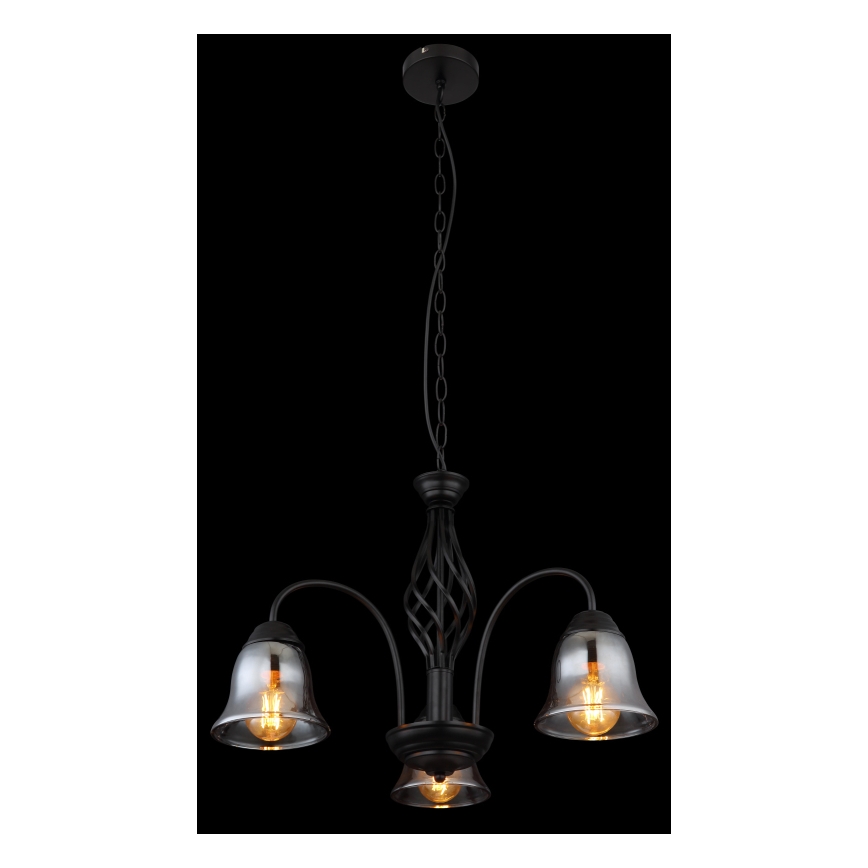 Globo - Kattokruunu ketjussa 3xE27/60W/230V