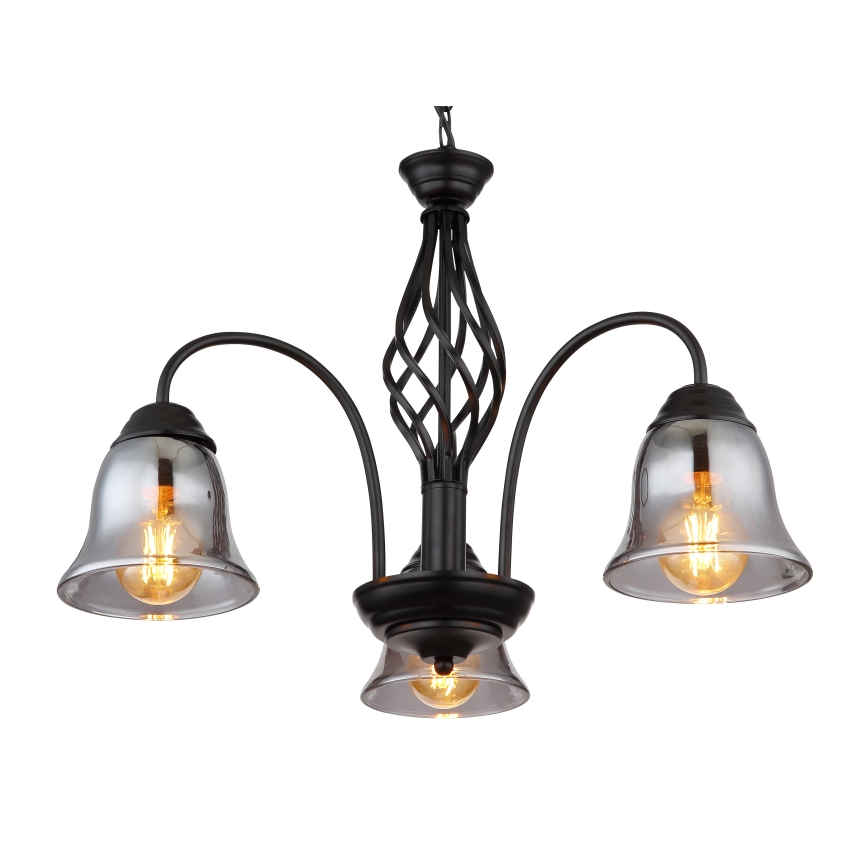 Globo - Kattokruunu ketjussa 3xE27/60W/230V