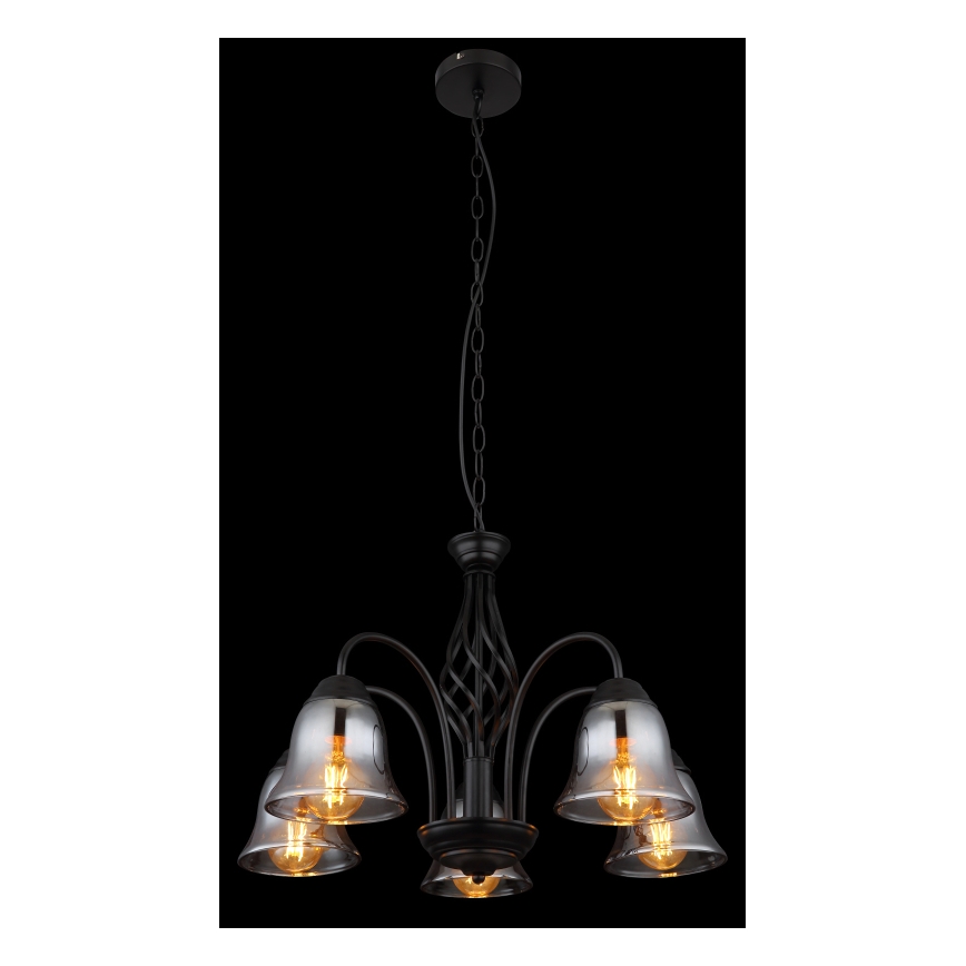 Globo - Kattokruunu ketjussa 5xE27/60W/230V