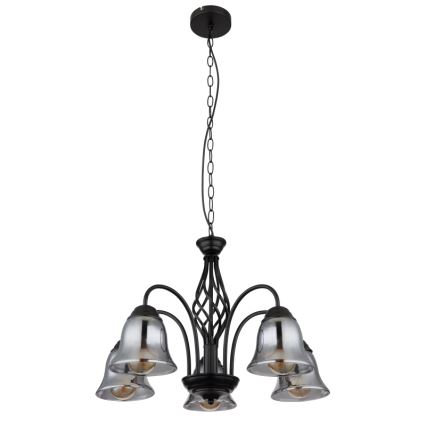 Globo - Kattokruunu ketjussa 5xE27/60W/230V