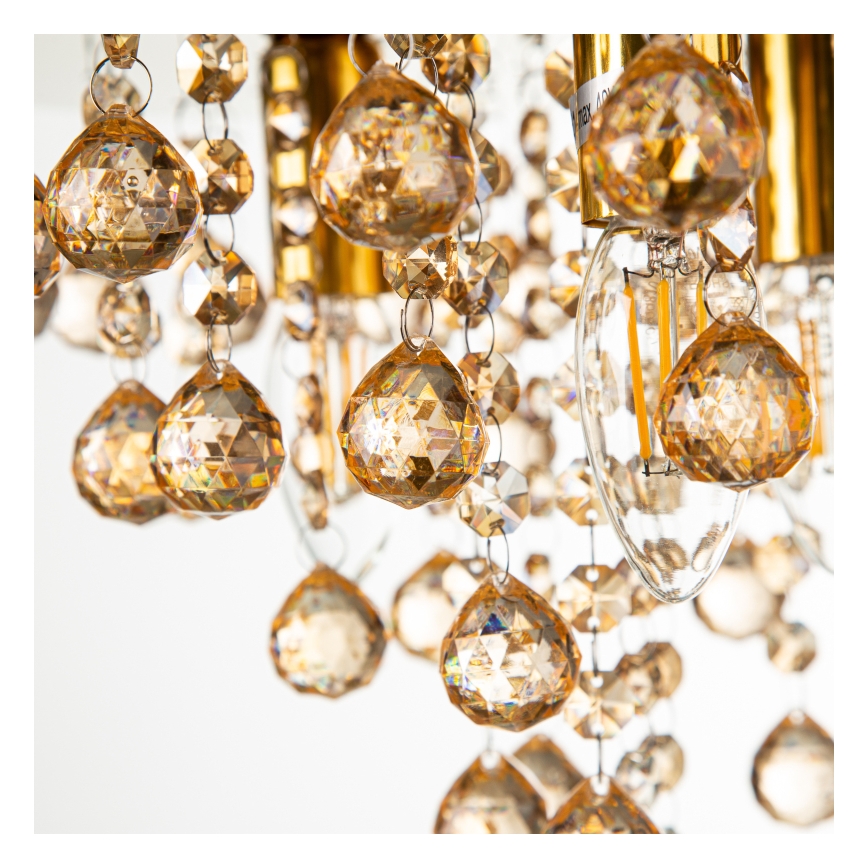 Globo - Kattovalo 3xE14/40W/230V halkaisija 38 cm kulta