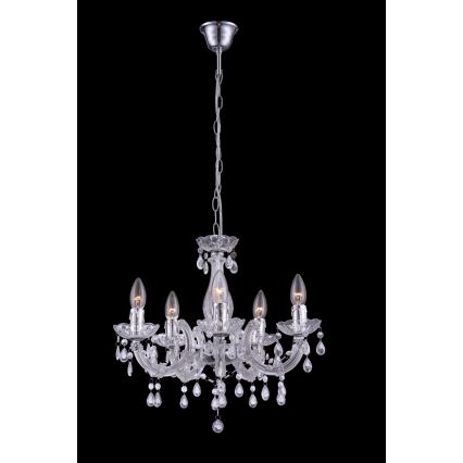 Globo - Kattokruunu ketjussa 5xE14/40W/230V