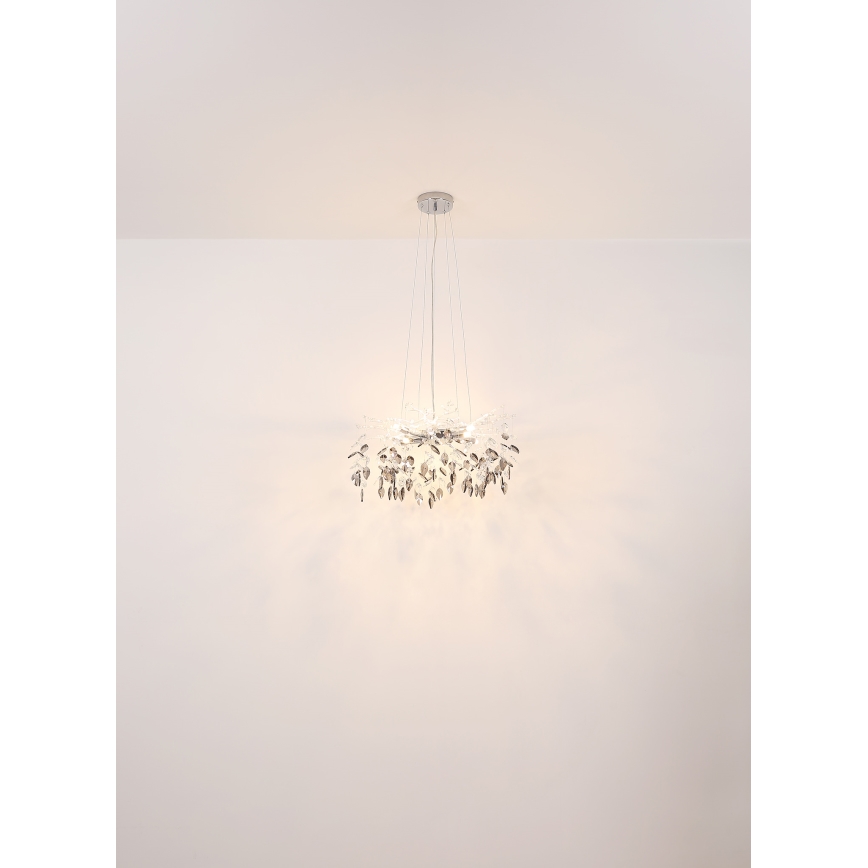 Globo - Kattokruunu johdossa 8xG9/8W/230V halkaisija 61 cm kulta