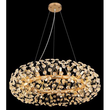 Globo - LED-kristallikruunu johdossa 20xG9/3,5W/230V