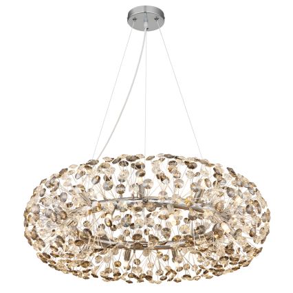 Globo - LED-kristallikruunu vaijerilla 20xG9/3,5W/230V